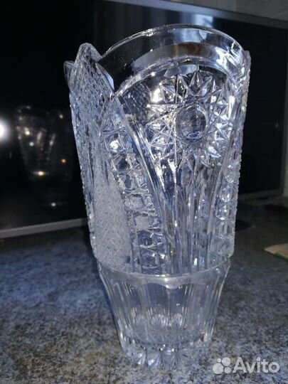 Хрустальная ваза чехия