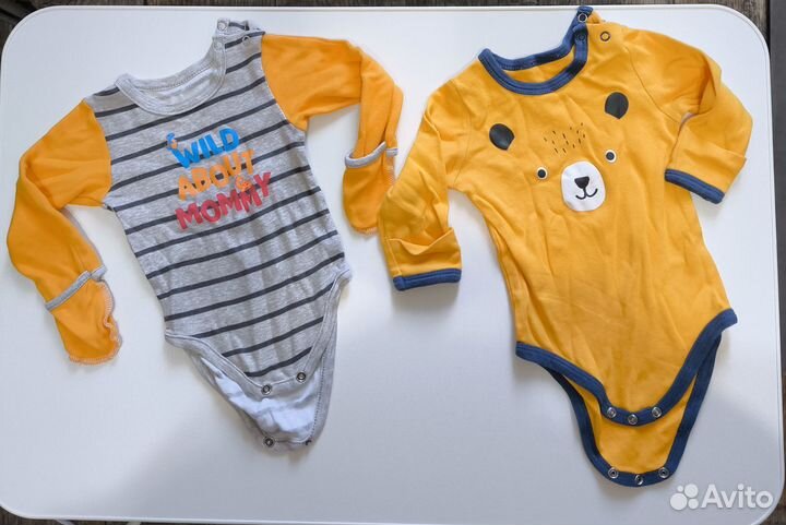 Большой пакет одежды для малыша 56-62-68 см