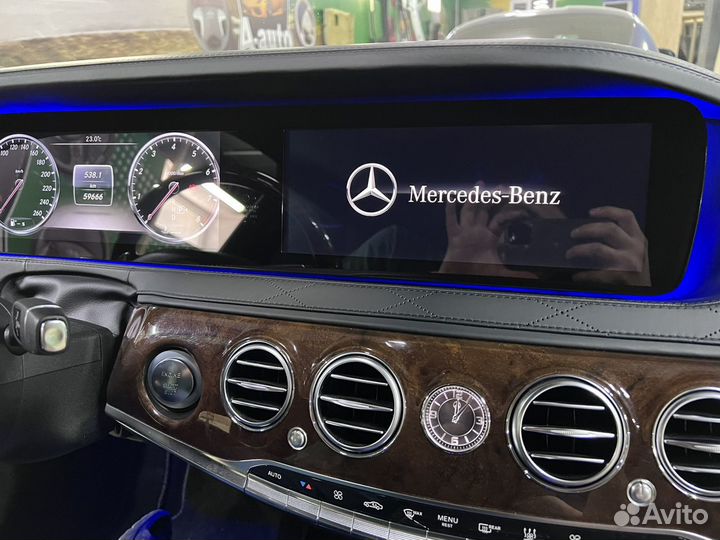 Панель приборов w222