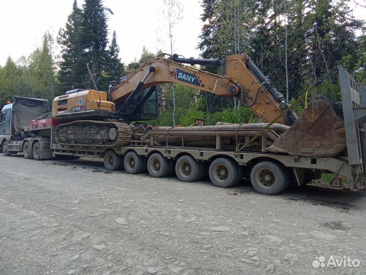 Перевозки тралом негабаритных грузов