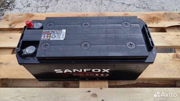 Аккумулятор 190 (1250A) Sanfox L+