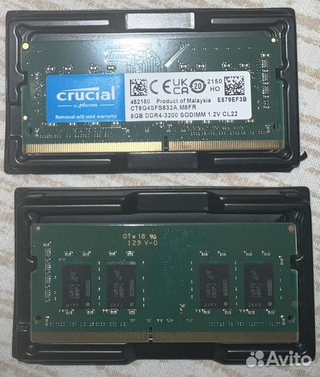 Оперативная память Crucial 16Гб