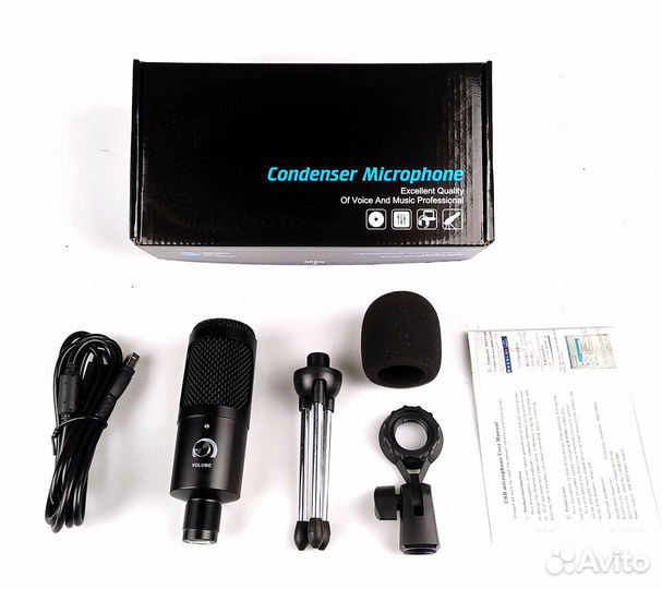 Конденсаторный микрофон юсб