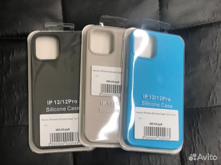 Чехол iPhone Silicone Case 12/12 Pro