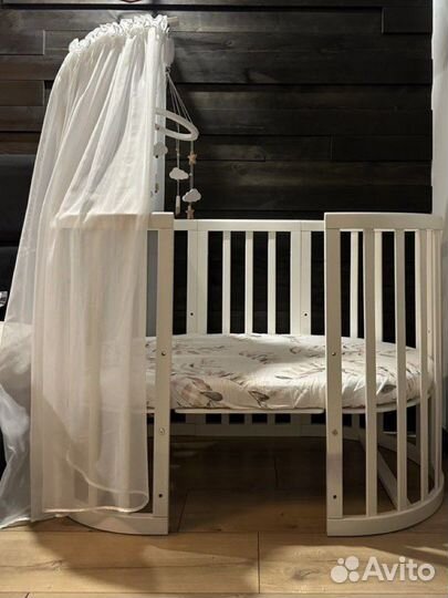 Кроватка трансформер ellipsebed