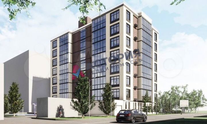 2-к. квартира, 89,9 м², 2/8 эт.