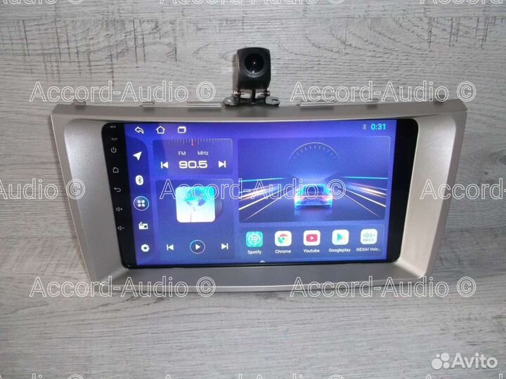 Магнитола 2DIN Toyota Camry Android с камерой