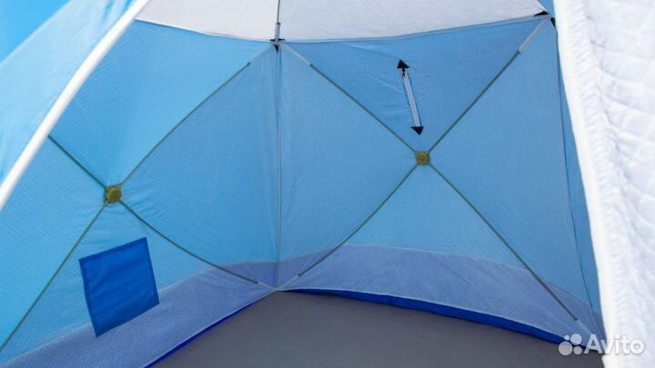 Палатка куб-3 стэк трехслойная 2.2м*2.2м