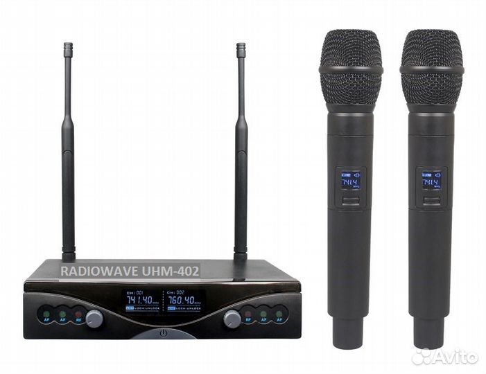 Radiowav UHM-402 радиосистема с 2 ручными микроф