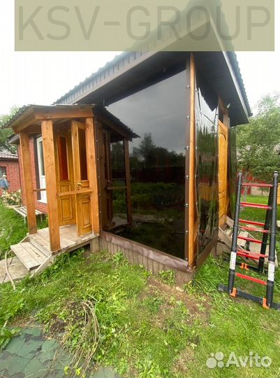 Мягкие окна для беседки