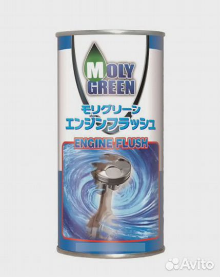 Промывочная жидкость MolyGreen engine flush 0.3л