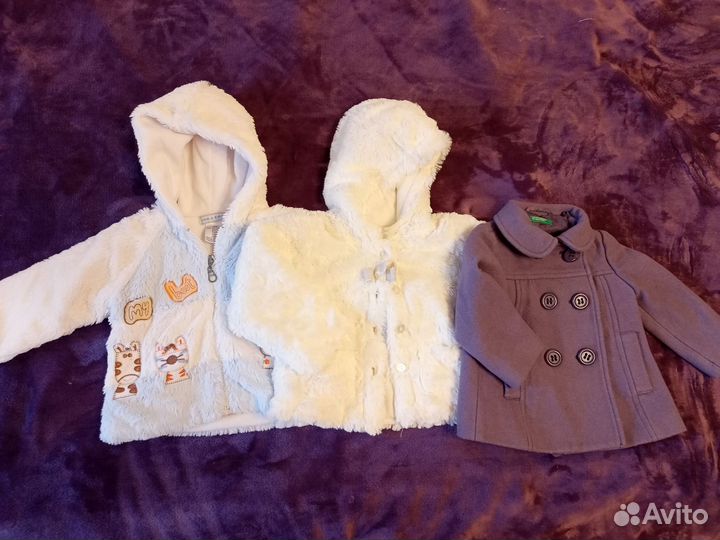 Верхняя одежда для девочки 74 / 80