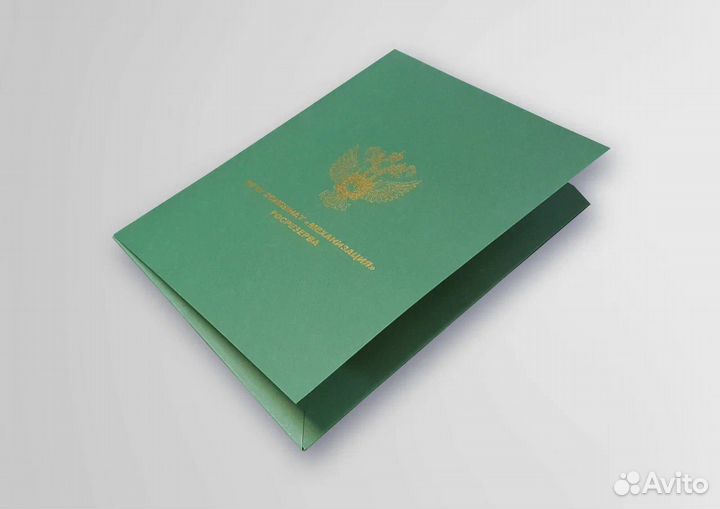 Типография. Папка для документов. Печать