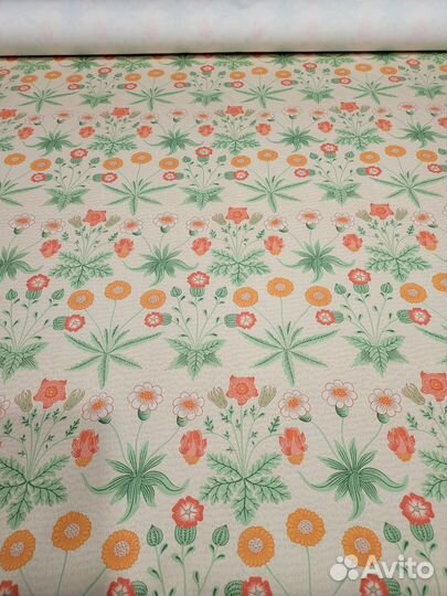 Ткань хлопковая саржа Моррис