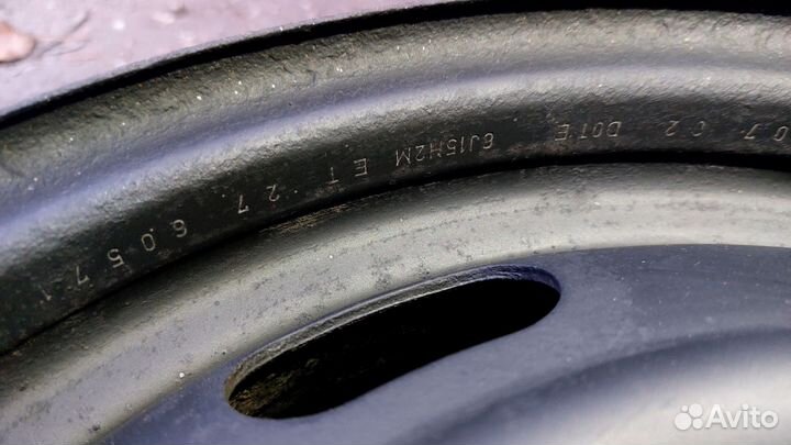 Диск штамповка 1 шт. R15-4-108-6.0J-ET27-цо.67.1