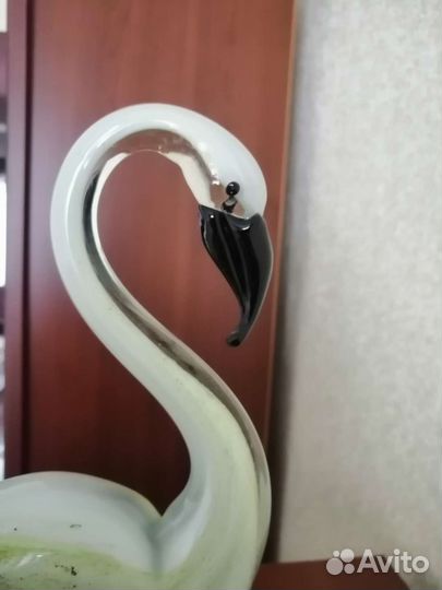 Статуэтка из цветного стекла Фламинго