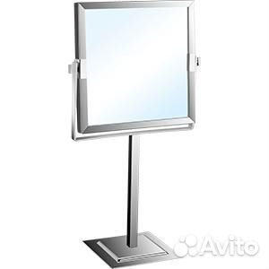 Зеркало настольное двустороннее хром
