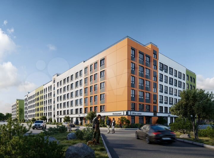 2-к. квартира, 38,3 м², 2/6 эт.