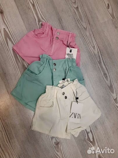 Шорты новые Zara р 92 до 116