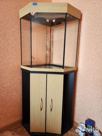 Аквариум угловой