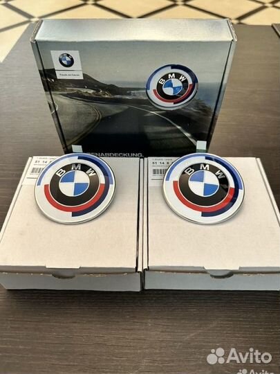 Комплект юбилейных эмблем BMW 50 Jahre M