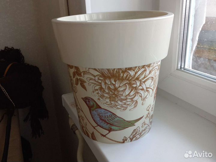 Горшок пластиковый большой 5л