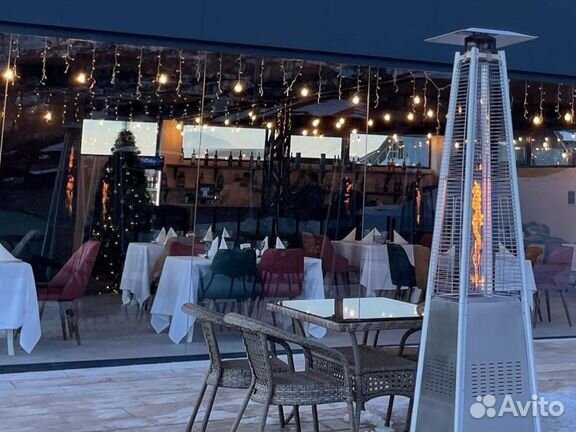 Уличный газовый обогреватель пирамида jax