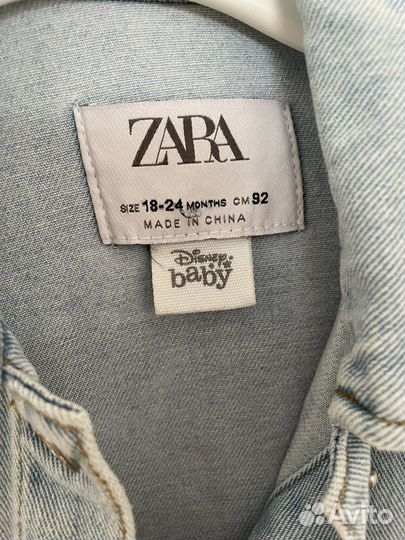 Джинсовка для девочки zara