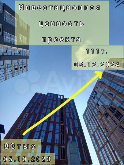 2-к. квартира, 71,3 м², 1/9 эт.