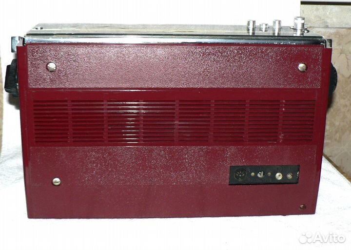 Радиоприемник вэф 231 красный, бордовый, СССР
