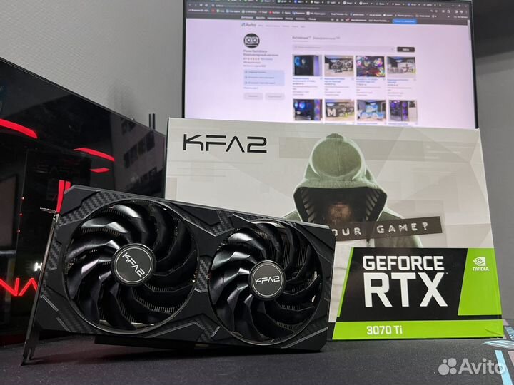 Видеокарта RTX3070Ti KFA2 гарантия днс