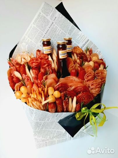 Мужской съедобный букет