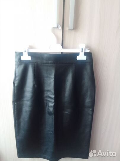 Кожаная юбка