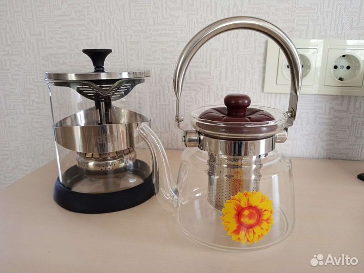 Чайник заварочный стеклянный