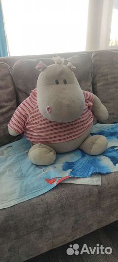 Мягкая игрушка Бегемот 70 см