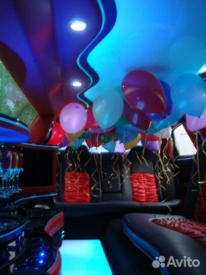 Детский день рождения в лимузине