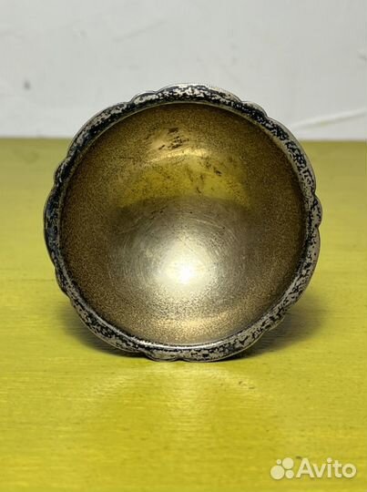 Солонка старинная, Кубачи, серебро 875