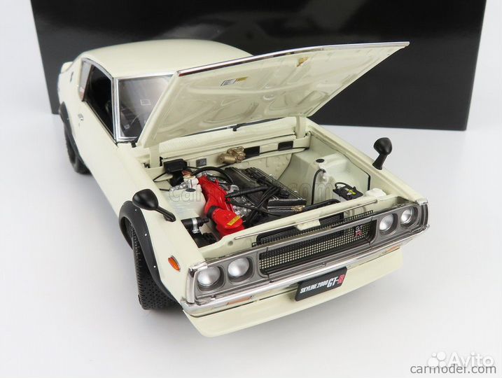 Nissan Skyline GT-R 2000 (kpgc110) 1972 1/18 white