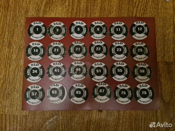 Фишки (сотки) red monsters