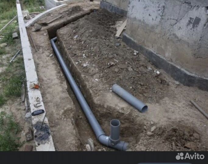 Разводка воды и канализация