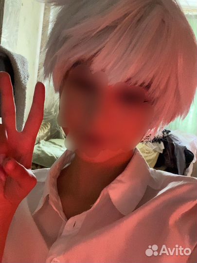 Парик белый