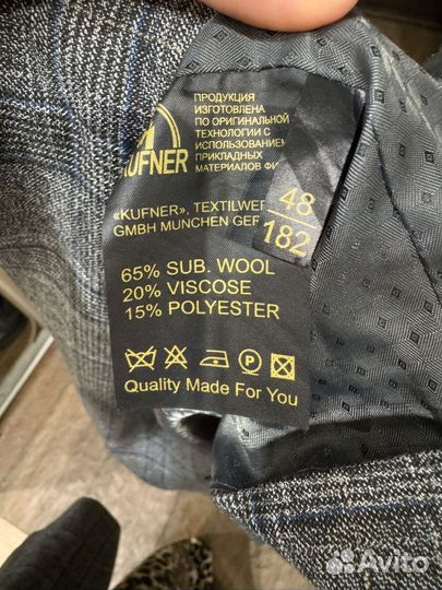 Мужской костюм тройка Van Cliff