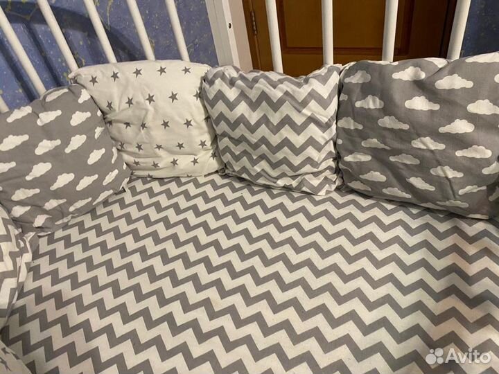 Бортики в детскую кроватку