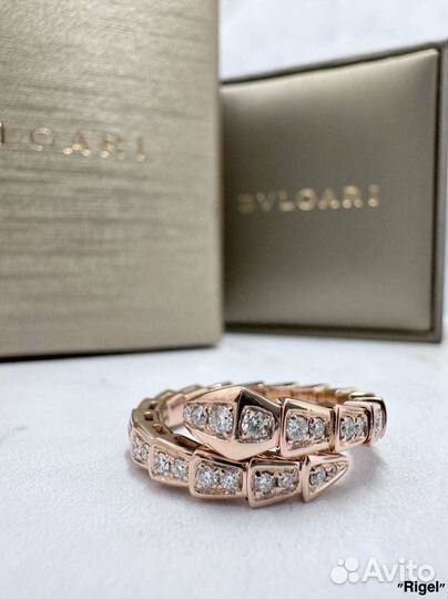 Кольцо Bvlgari Serpenti Viper, Au 750 с бриллианта