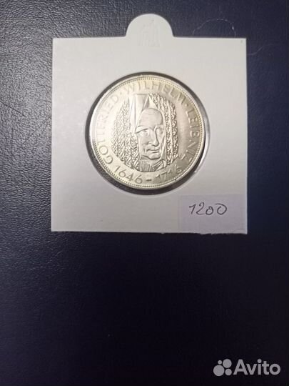 5 марок фрг серебро