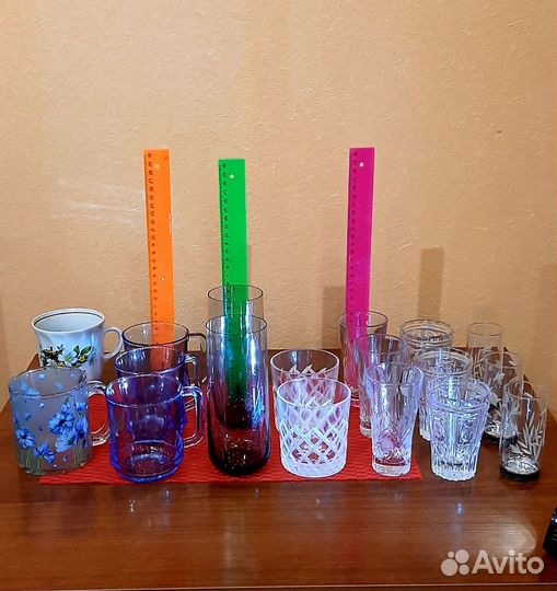 Хрустальные стаканы и бокалы СССР