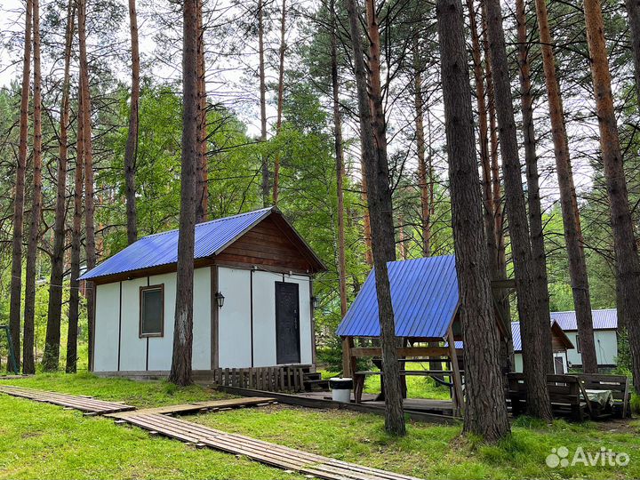 Продам работающую базу отдыха на р. Мана