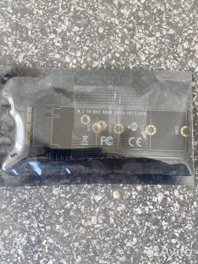 Переходник macbook ssd m2 2013-2017