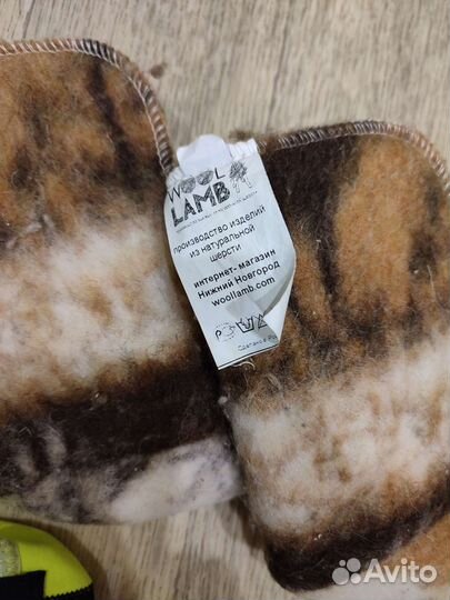 Шерстяные носки детские, пинетки 21р