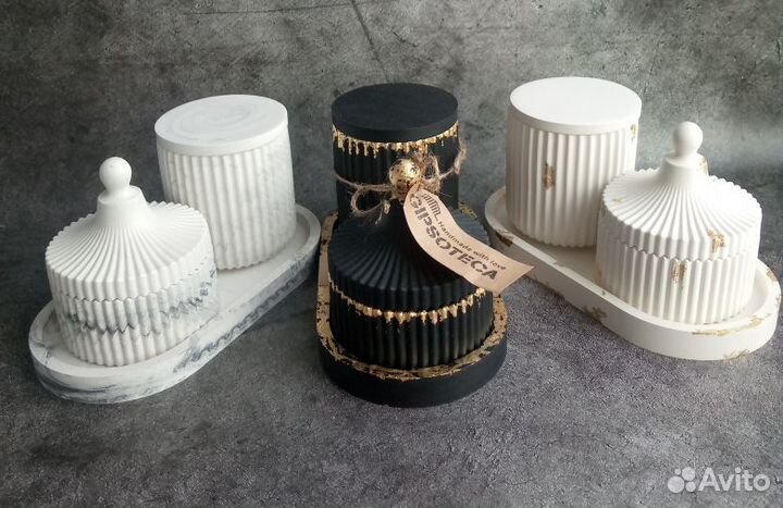 Подарочн.набор из гипс.изделий.В наличии.Упакованы
